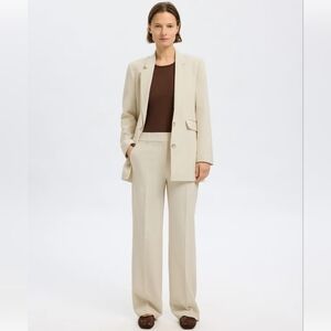 NWT Selected Femme Wide Leg Cropped Pant EUR38